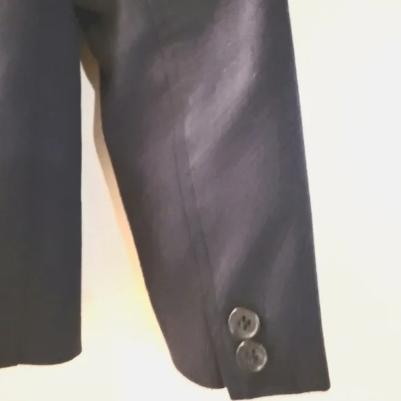 Jones New York Stretch Ladies Midnight Blue Blazer (Size 4) - Picture 6 of 10